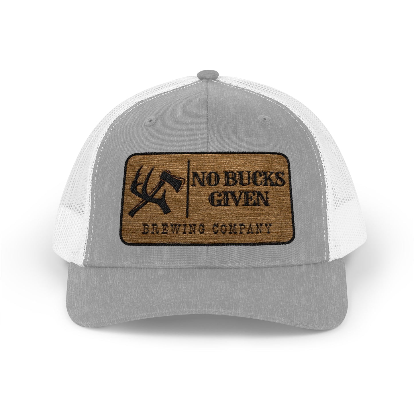 No Bucks Embroidered Snapback Trucker Cap