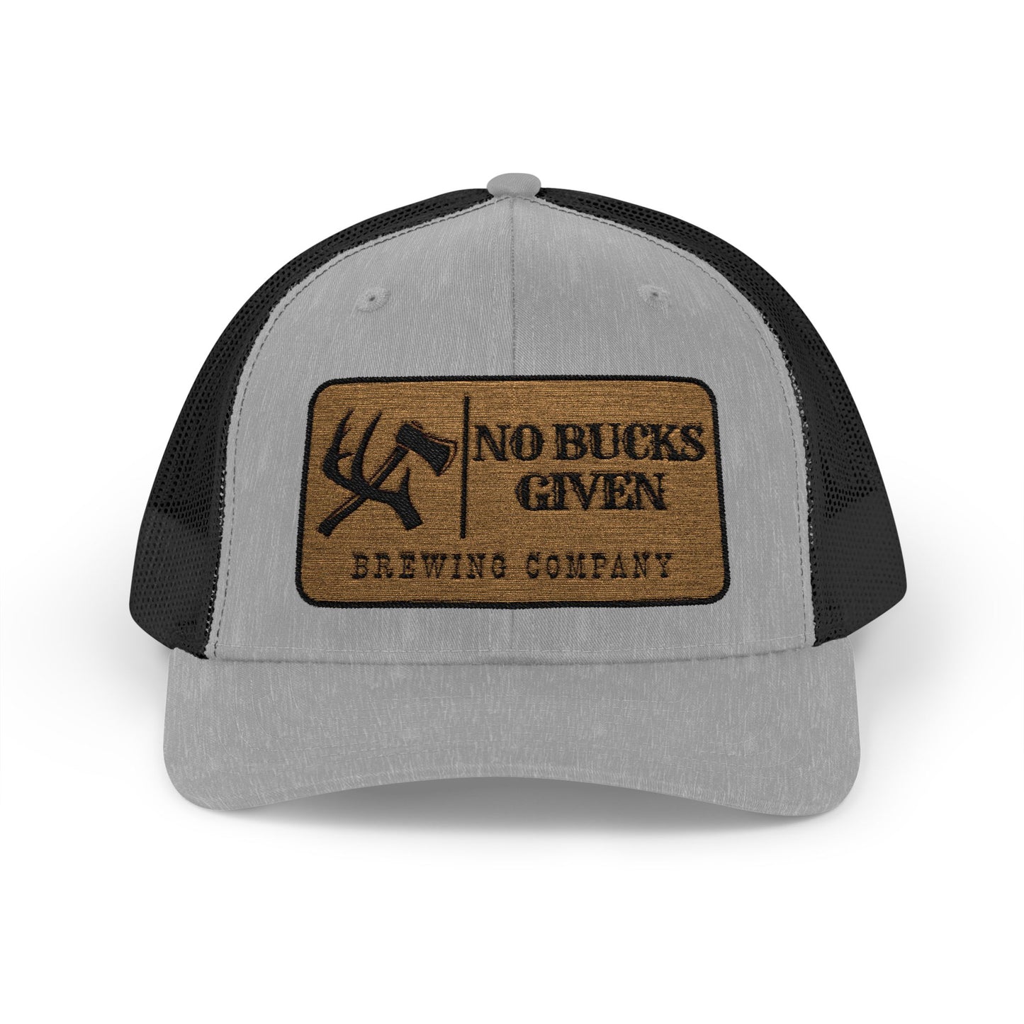 No Bucks Embroidered Snapback Trucker Cap