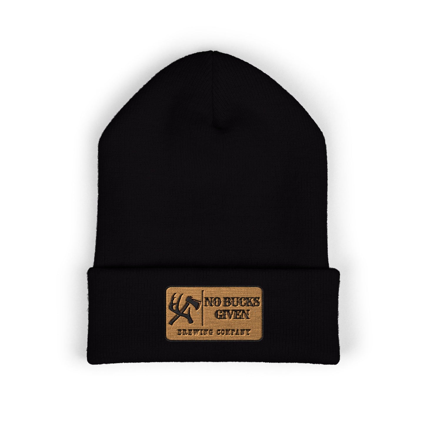 Classic Cuffed Beanie, Embroidered No Bucks Patch