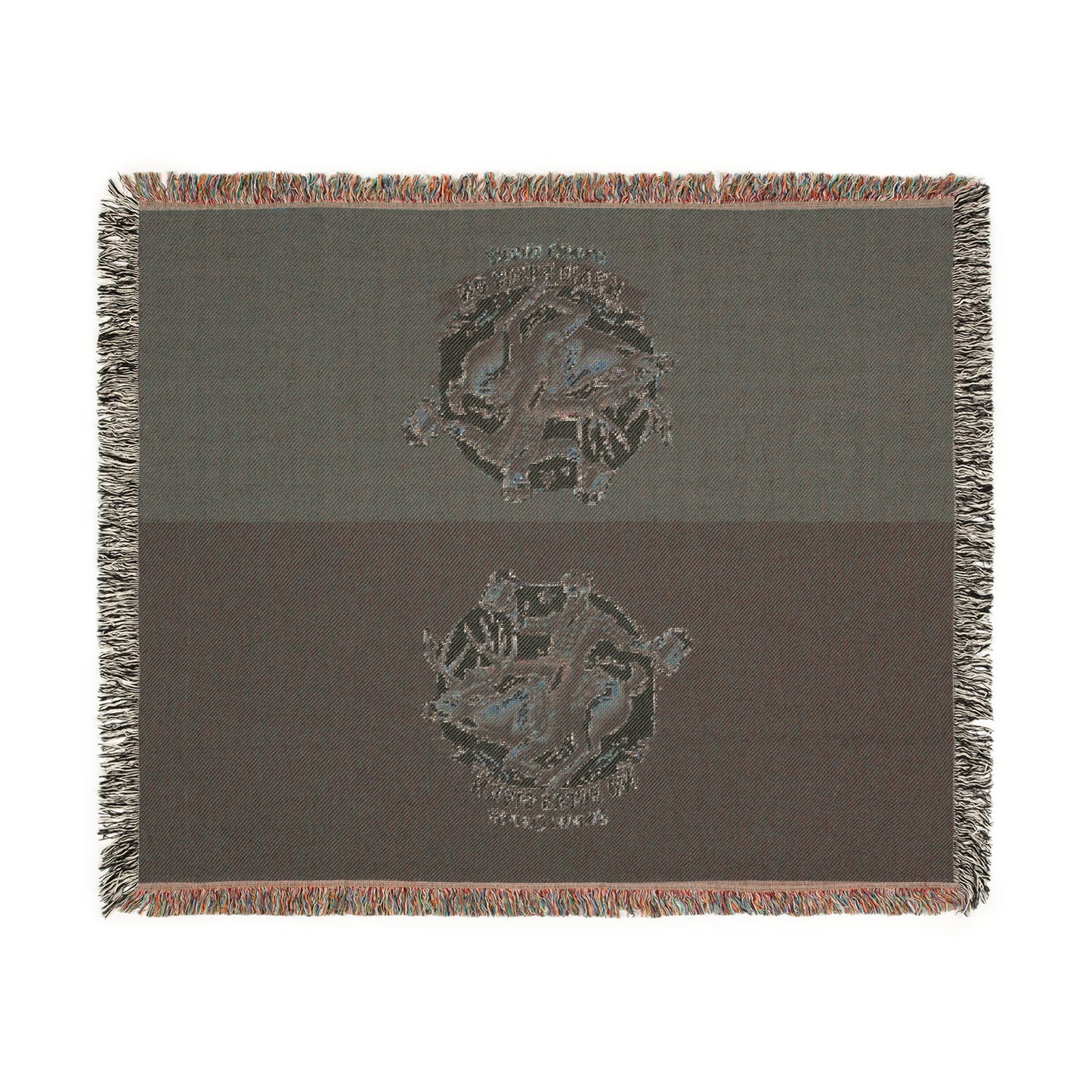No Bucks Given Woven Throw Blanket