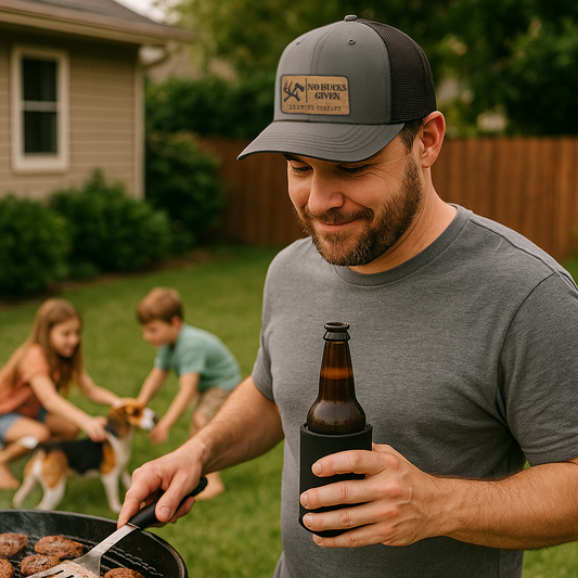 No Bucks Embroidered Snapback Trucker Cap
