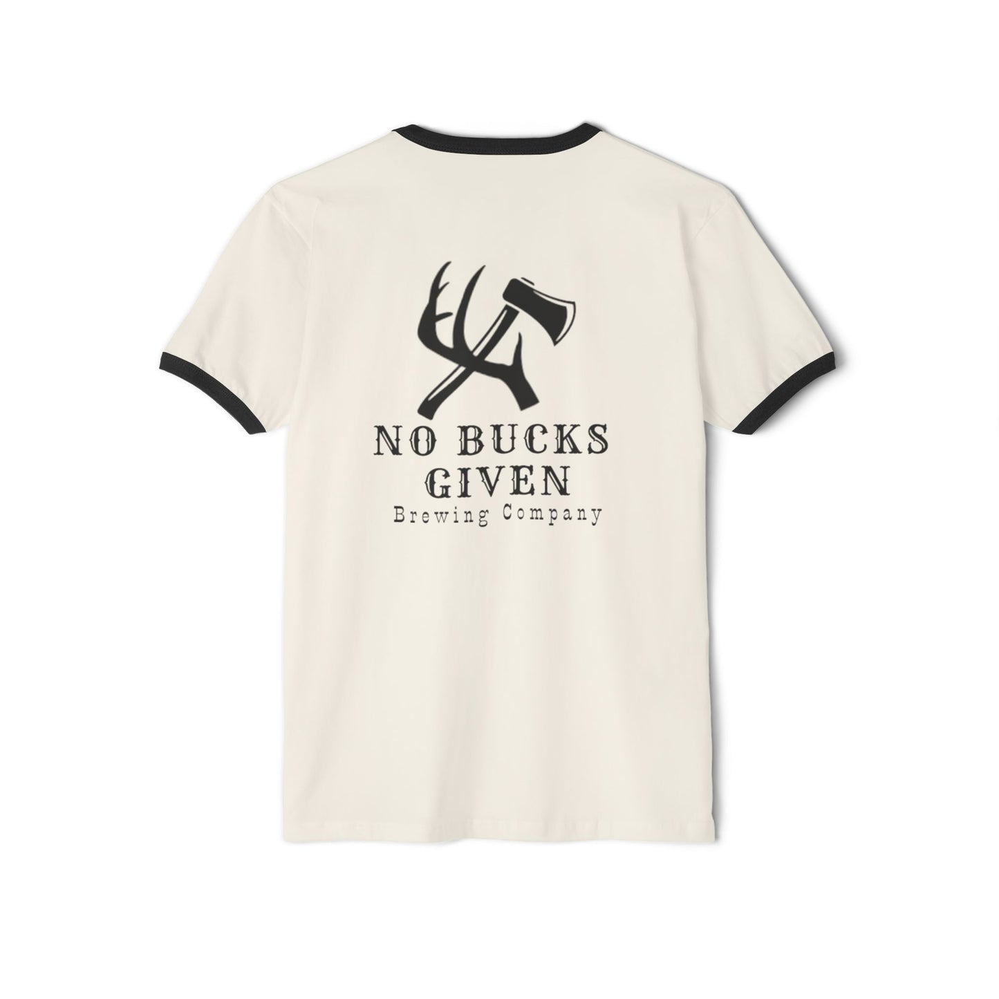 No Bucks Logo Ringer T
