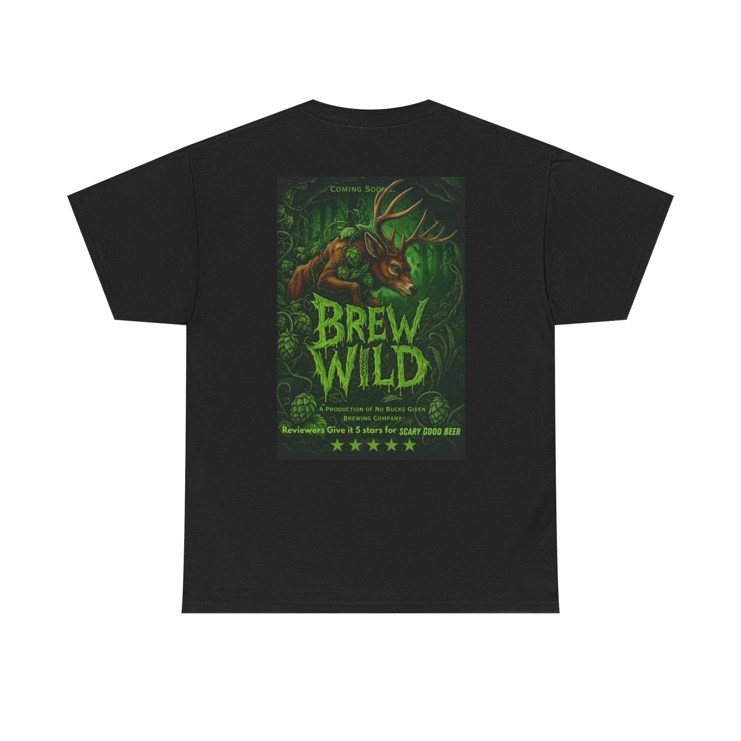 Brew Wild Halloween Movie Poster T-shirt