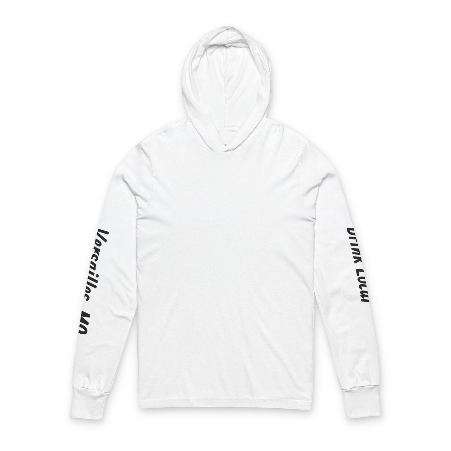 No Bucks Branded Long Sleeve Tee with Hood