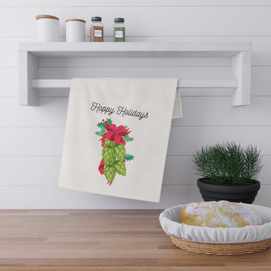 Hoppy Holidays Tea Towel