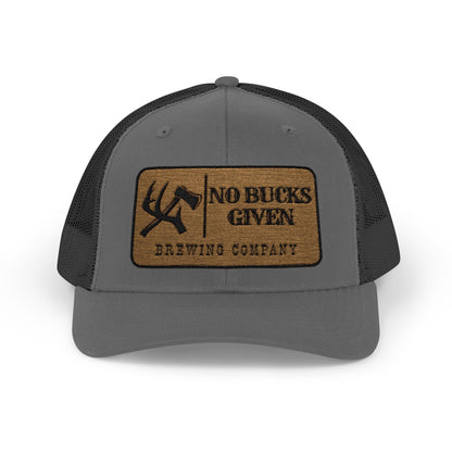 No Bucks Embroidered Snapback Trucker Cap