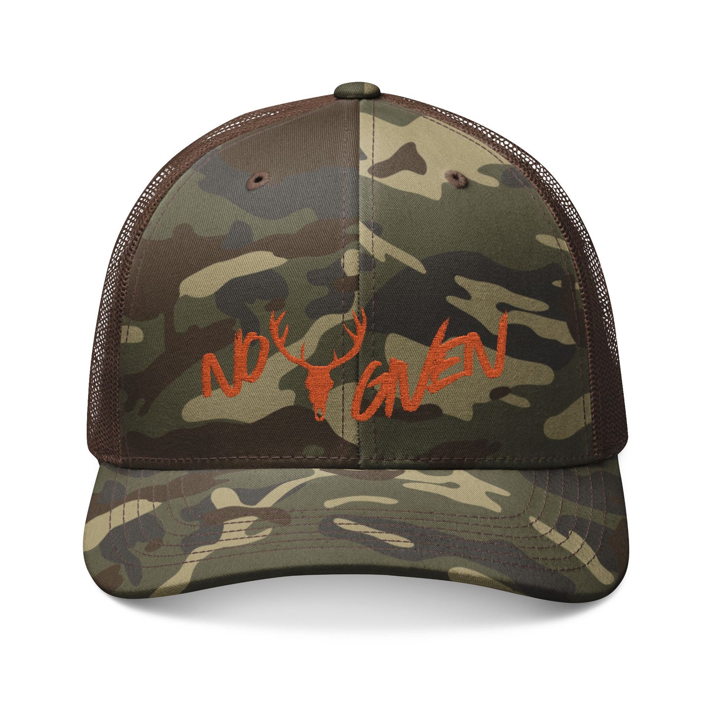 Hunter Orange No Bucks Camouflage Hat