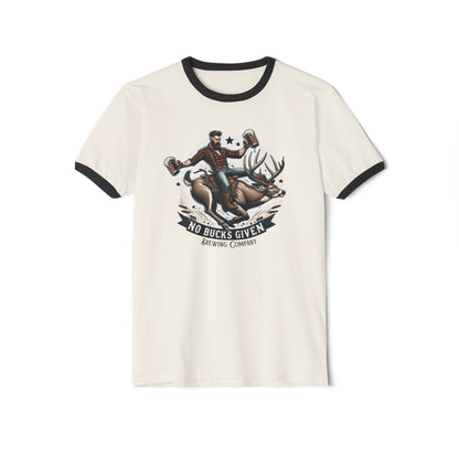 No Bucks Logo Ringer T