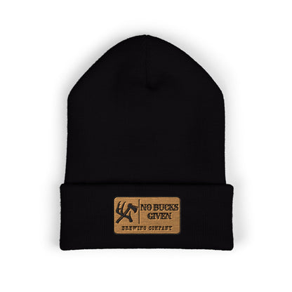 Classic Cuffed Beanie, Embroidered No Bucks Patch