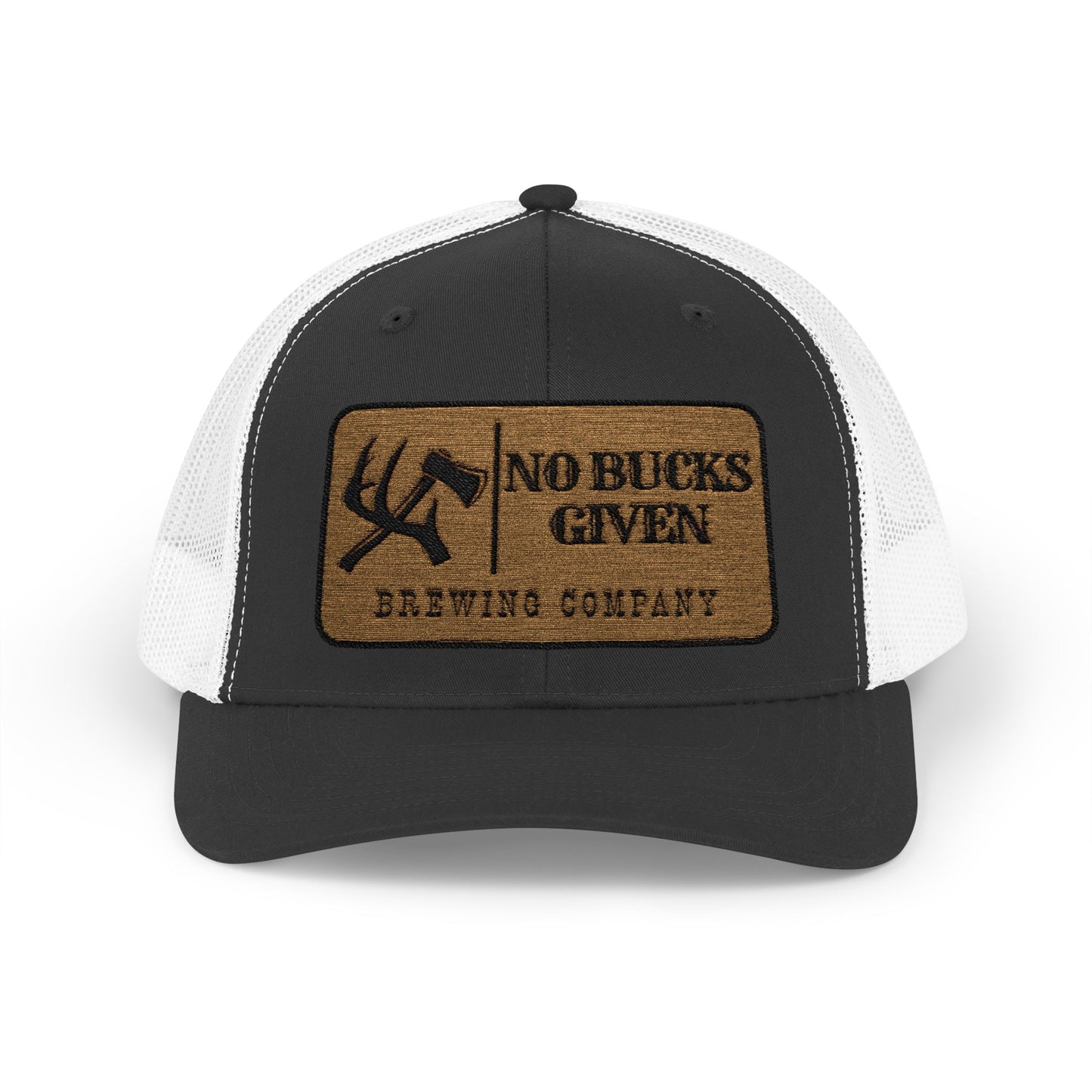 No Bucks Embroidered Snapback Trucker Cap
