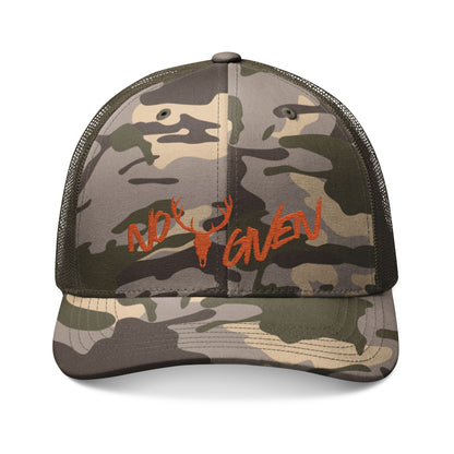 Hunter Orange No Bucks Camouflage Hat
