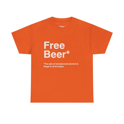 Free Beer Funny Homebrewer Tee