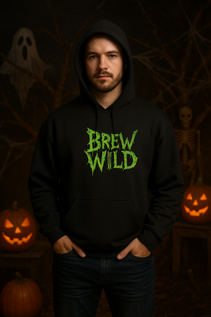 Brew Wild Halloween Movie Poster Hoodie