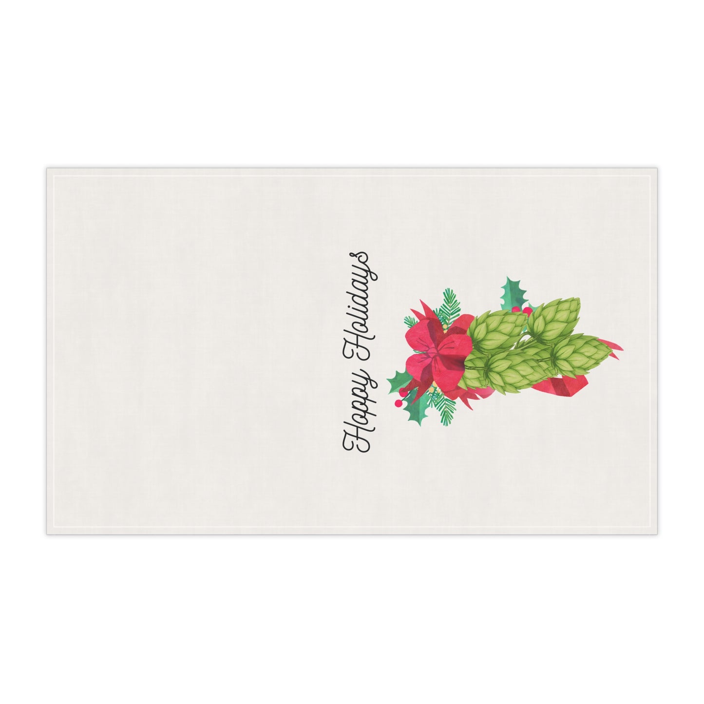 Hoppy Holidays Tea Towel