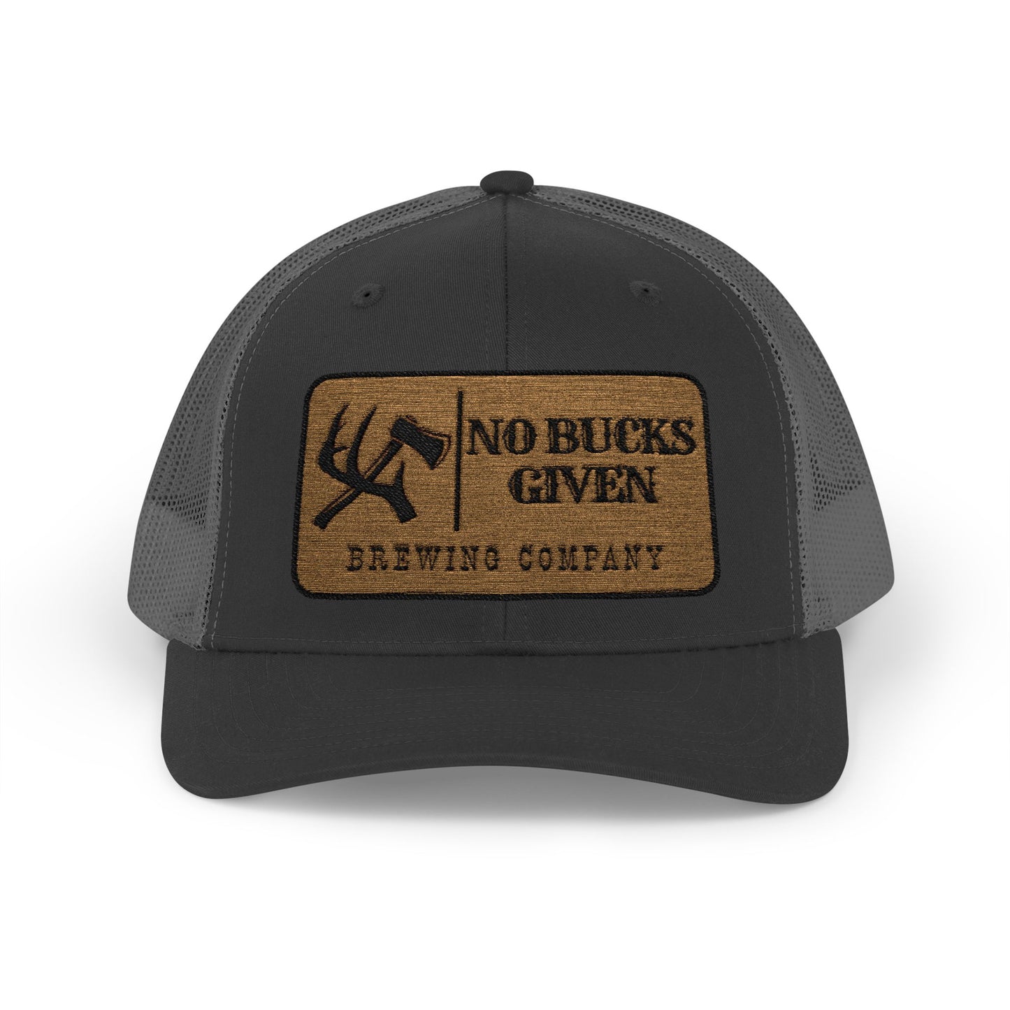 No Bucks Embroidered Snapback Trucker Cap
