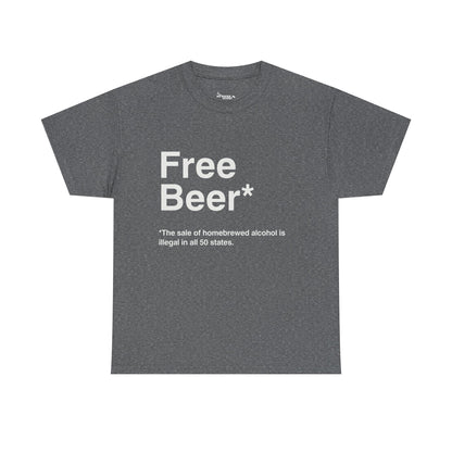 Free Beer Funny Homebrewer Tee