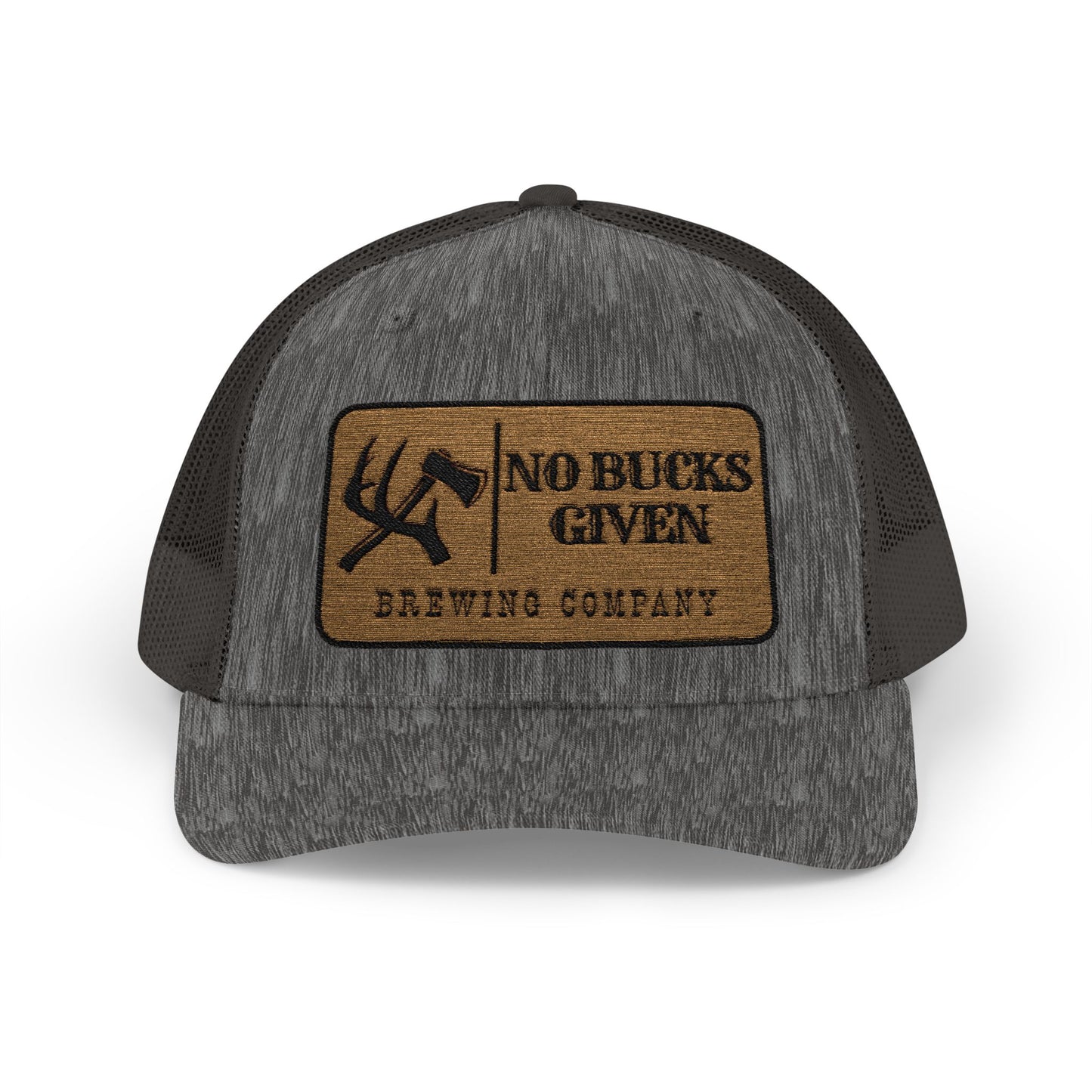 No Bucks Embroidered Snapback Trucker Cap