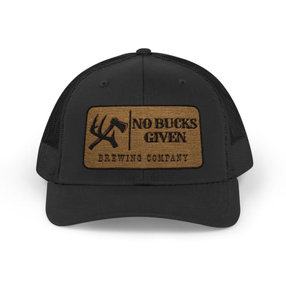 No Bucks Embroidered Snapback Trucker Cap