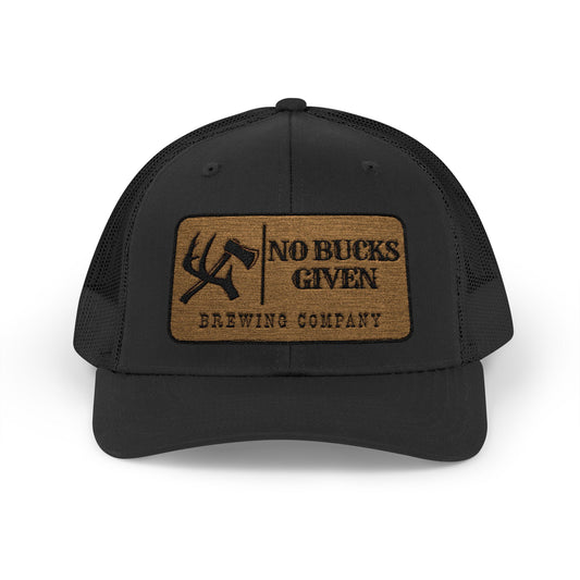 No Bucks Embroidered Snapback Trucker Cap