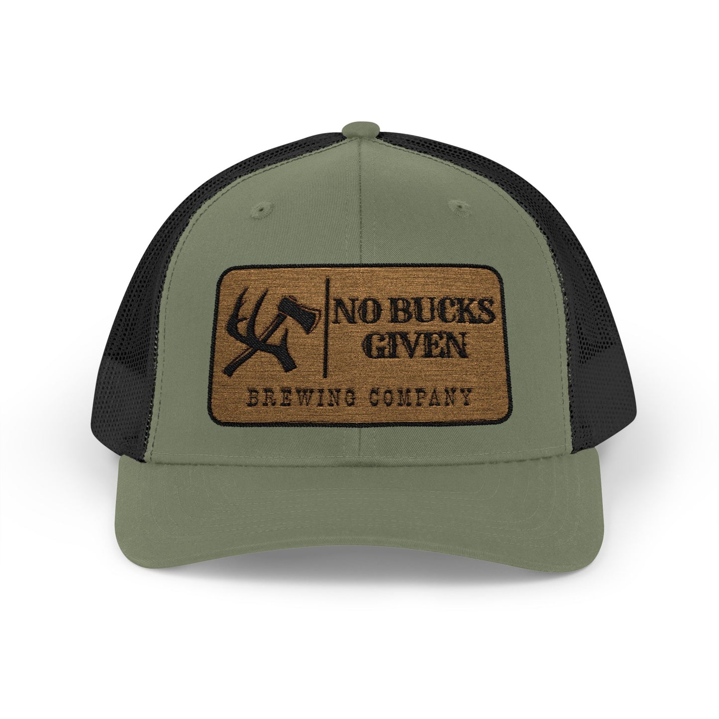 No Bucks Embroidered Snapback Trucker Cap
