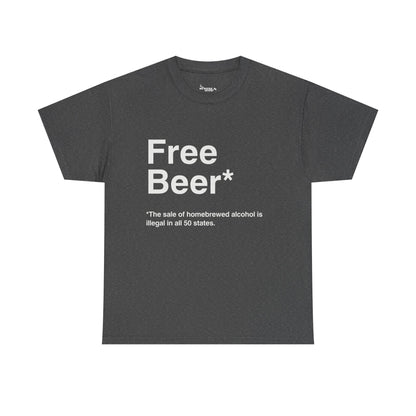 Free Beer Funny Homebrewer Tee