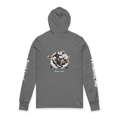No Bucks Branded Long Sleeve Tee with Hood